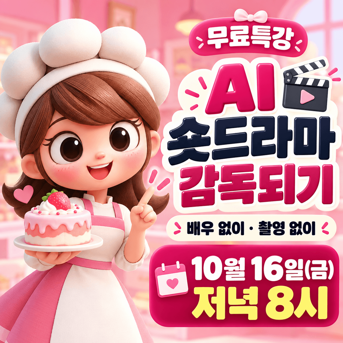  [무료특강] 퇴근 후, AI 숏드라마 감독이 되었다