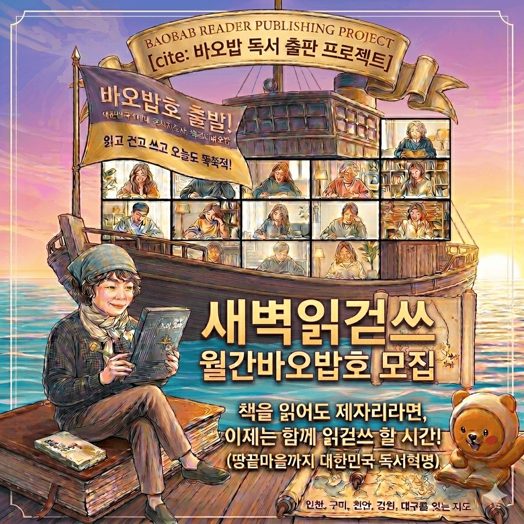 27년차 독서전문가 바오밥과 함께 새벽읽걷쓰 