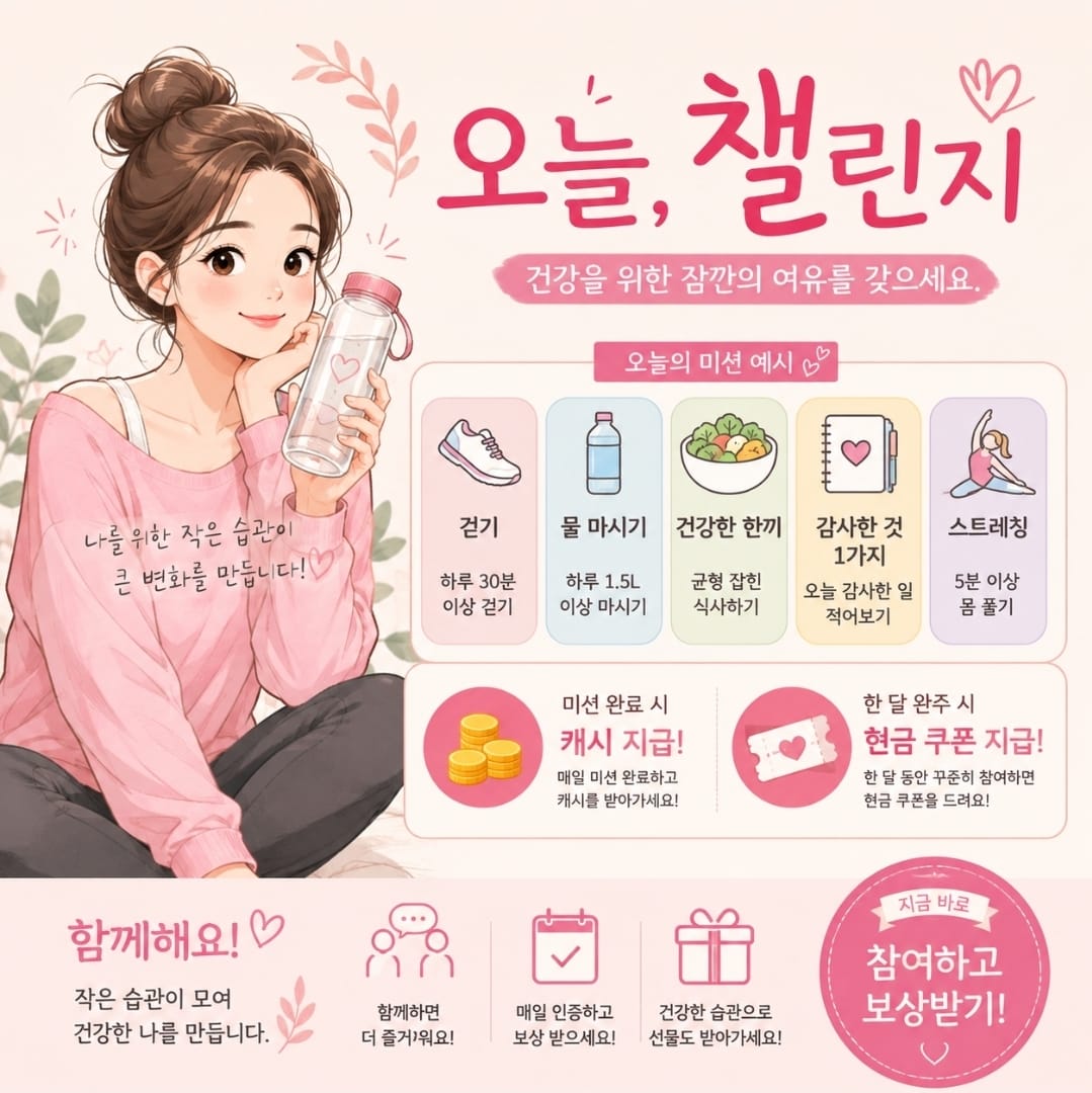 오늘,챌린지 (소소한 행복)
