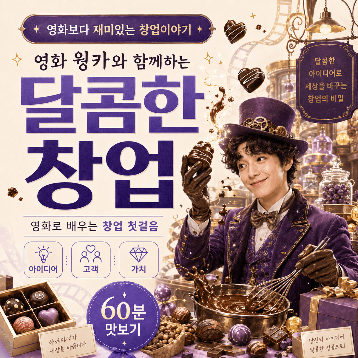영화 '웡카'와 함께 하는 '달콤한 창업'